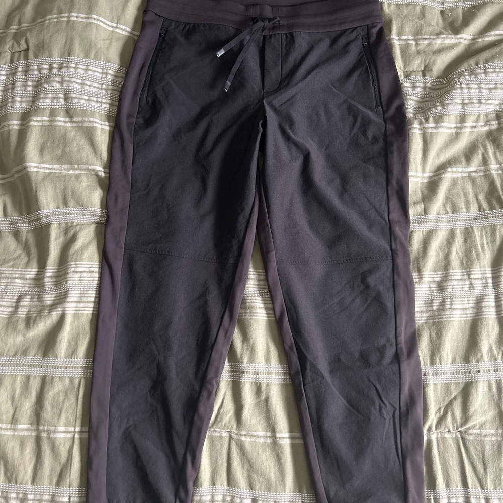 Athleta Headland Hybird Trek Jogger Pants Black Travel Pants
